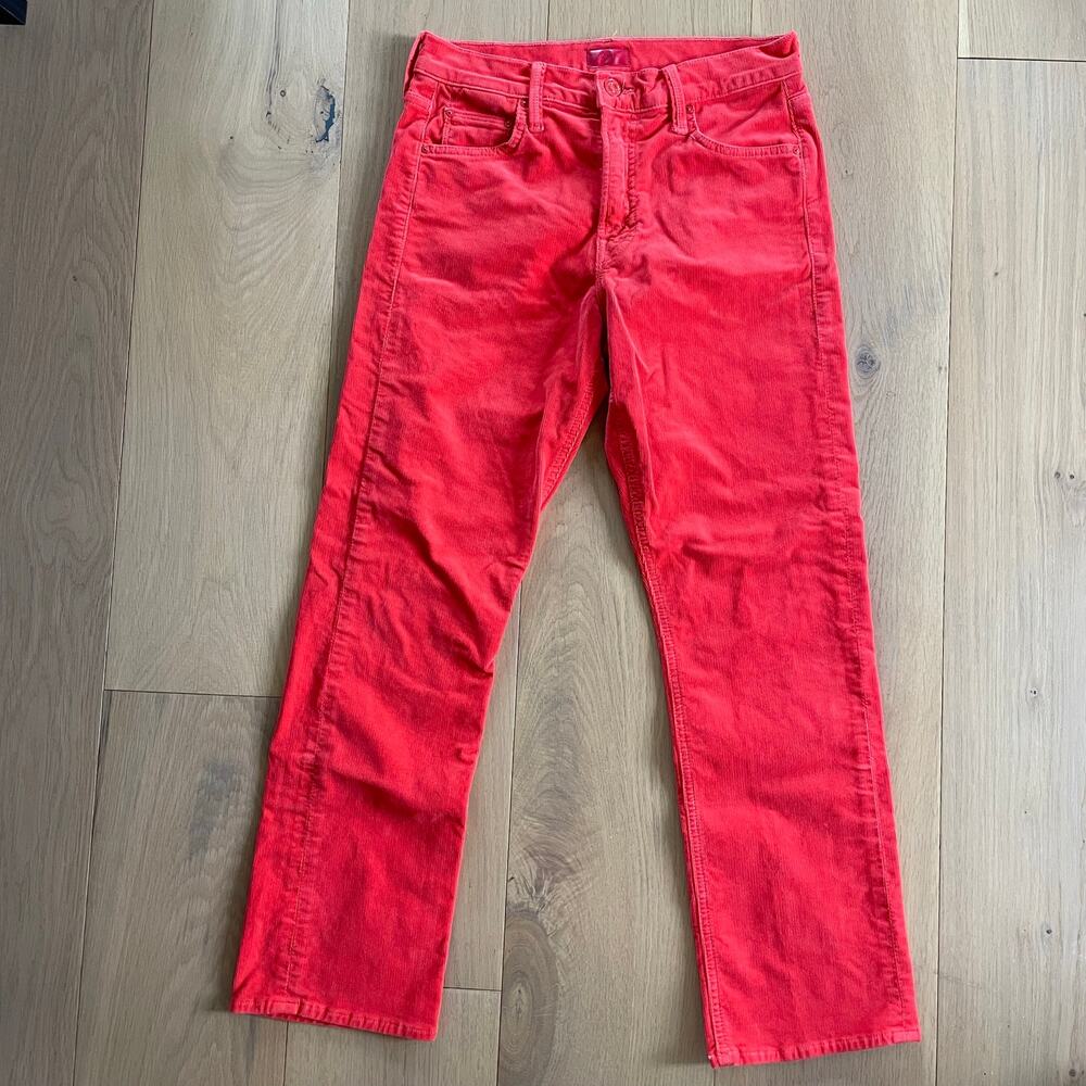 MOTHER Women's Cords The Mid-Rise Rider Ankle Hopscotch Size 27